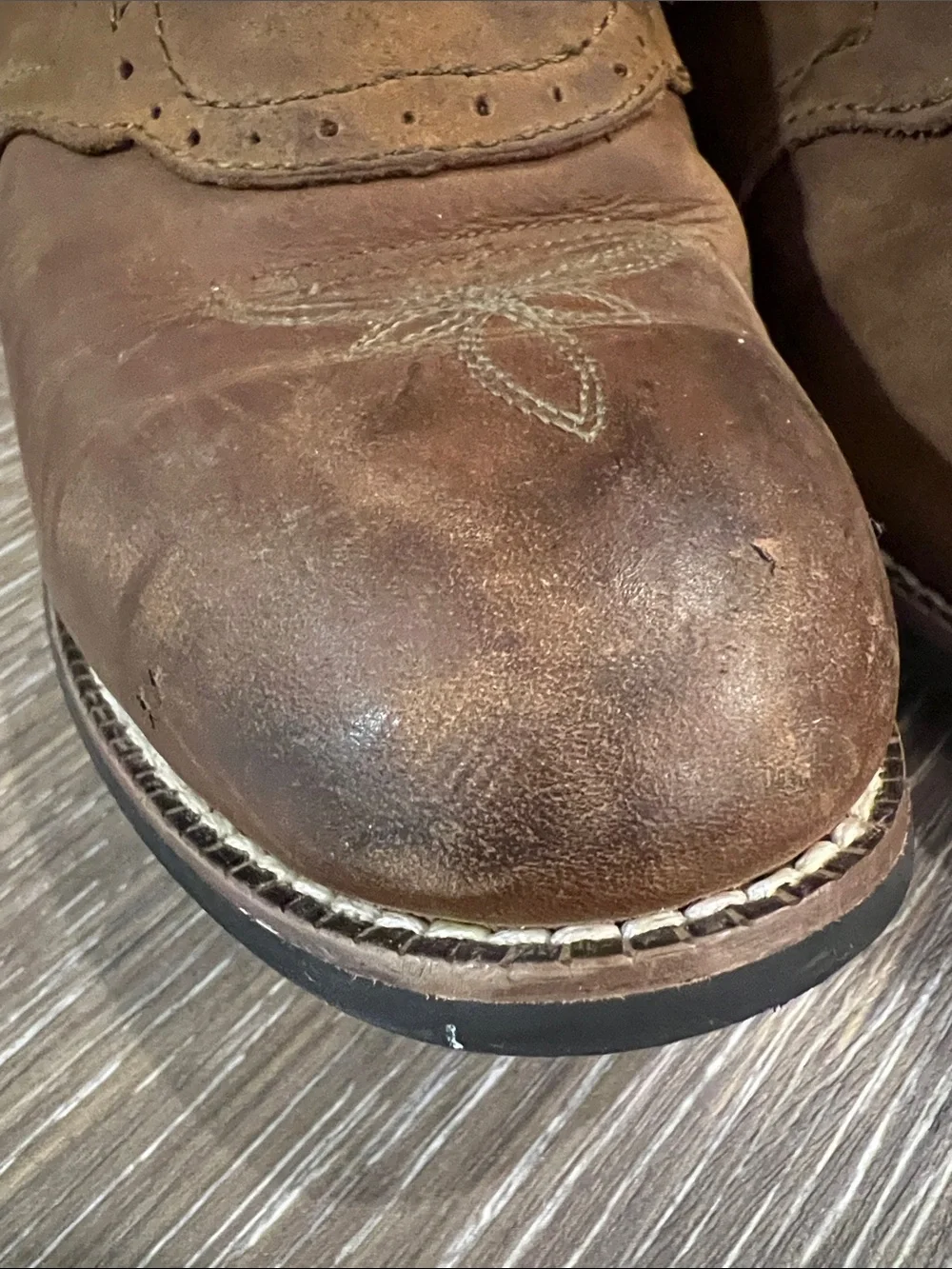 Tony Lama Kids Brown and Black Embroidered Cowboy Boots